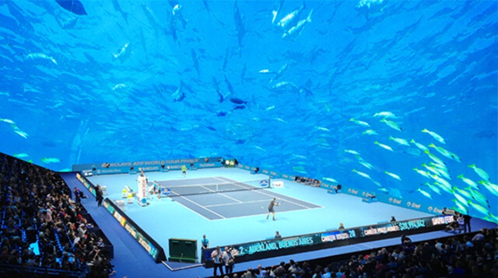 underwater tennis complex dubai, dubai places to visit, Dubai attractions