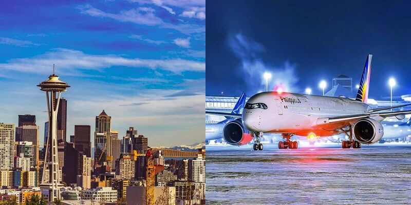 Philippine Airlines New Routes, Philippine Airlines, Seattle to Manila Flights, Philippine Airlines Flights 