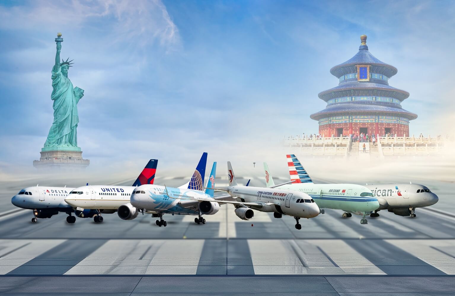 best airlines for US-China flights, best airlines to fly to China from USA, USA to China nonstop flights, top 10 airlines from USA to China